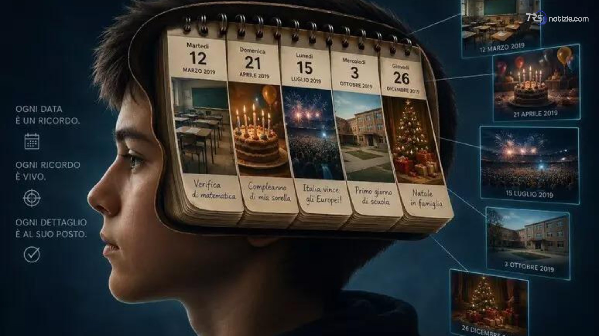 È il più giovane al mondo con una super-memoria, ha 15 anni ed è siciliano