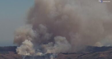 Vasto incendio a Marsala, alte colonne di fumo