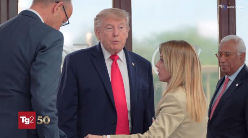 Meloni: "Se parlerò con Trump? Vedremo"