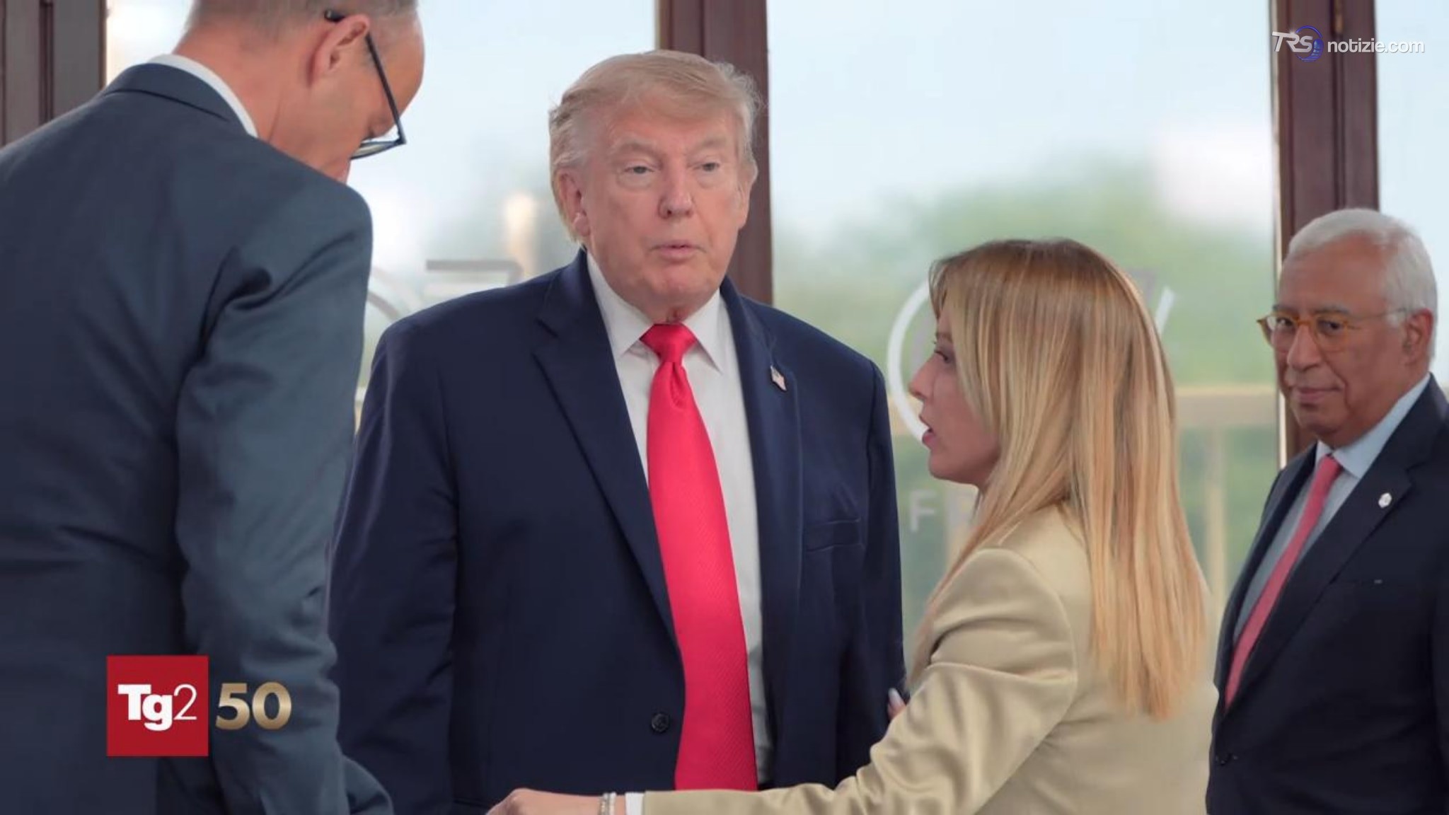 Meloni: "Se parlerò con Trump? Vedremo"