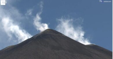 Etna, ancora esplosioni al cratere Voragine