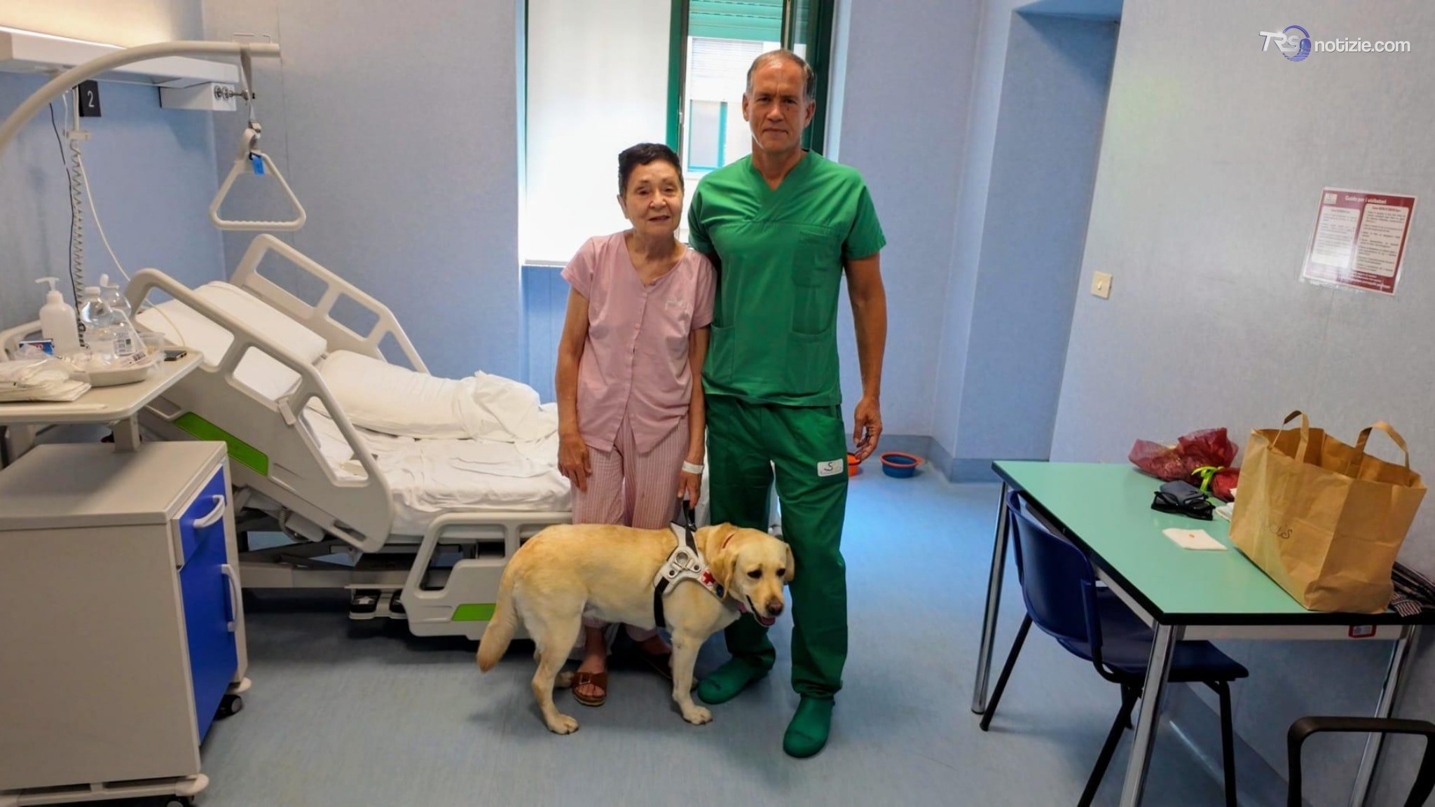 Donna cieca torna a vedere dopo un autotrapianto segmento anteriore occhio e parte retina