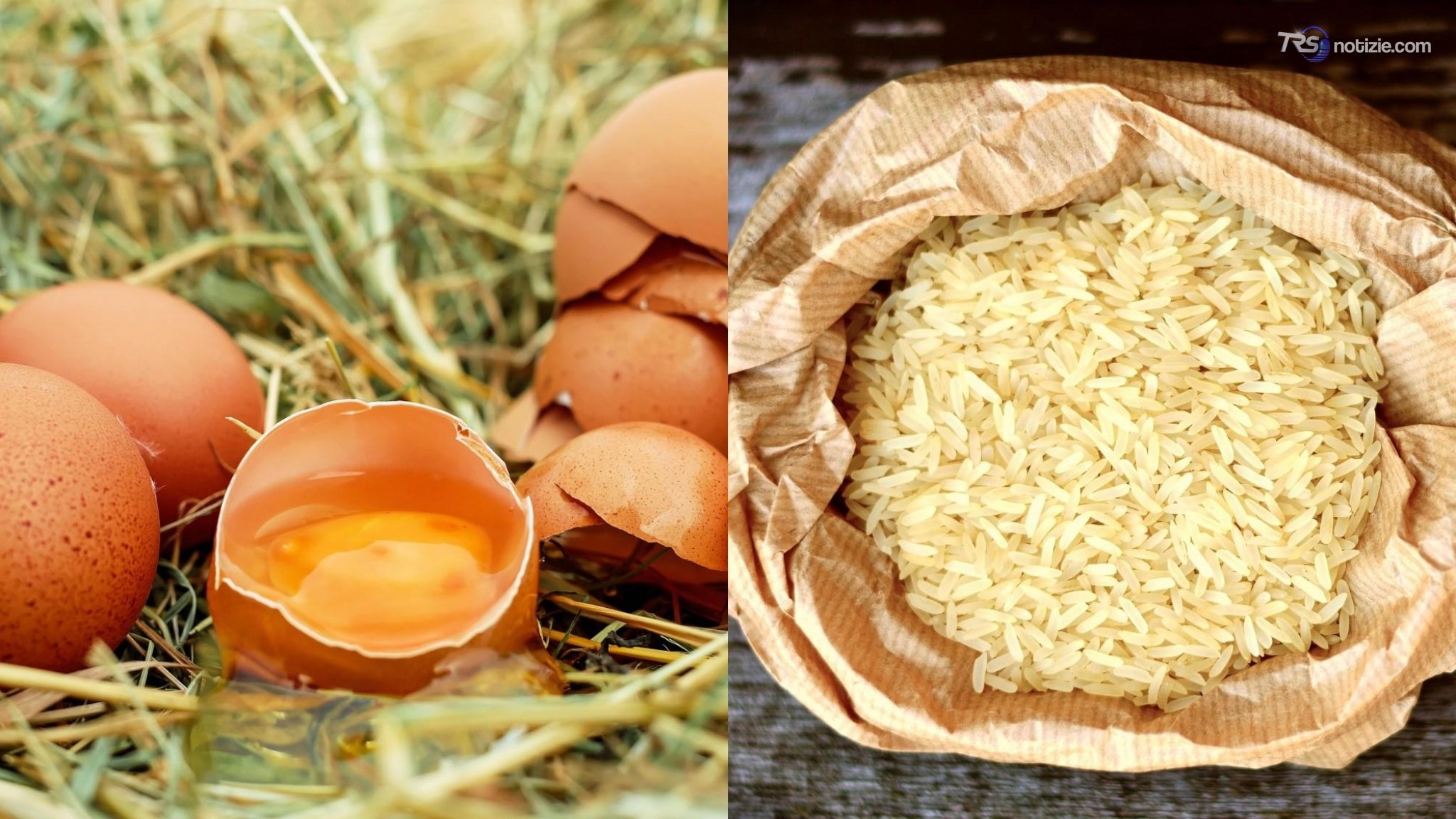 Uova richiamate per salmonella. Ritirato riso Carnaroli per pesticidi