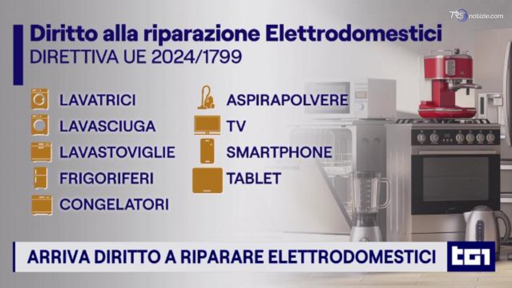 Elettrodomestici, via libera alla riparazione: le aziende dovranno garantire i pezzi di ricambio