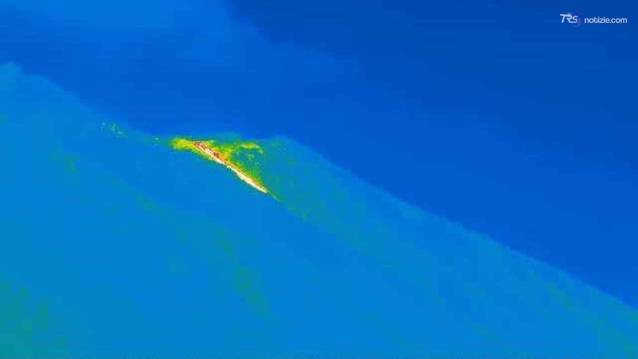 Ingv, tracimazione dall'area craterica Nord dello Stromboli