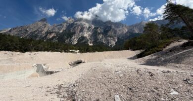 Monte Pelmo, tre frane in due settimane: si valuta la chiusura dei sentieri a rischio