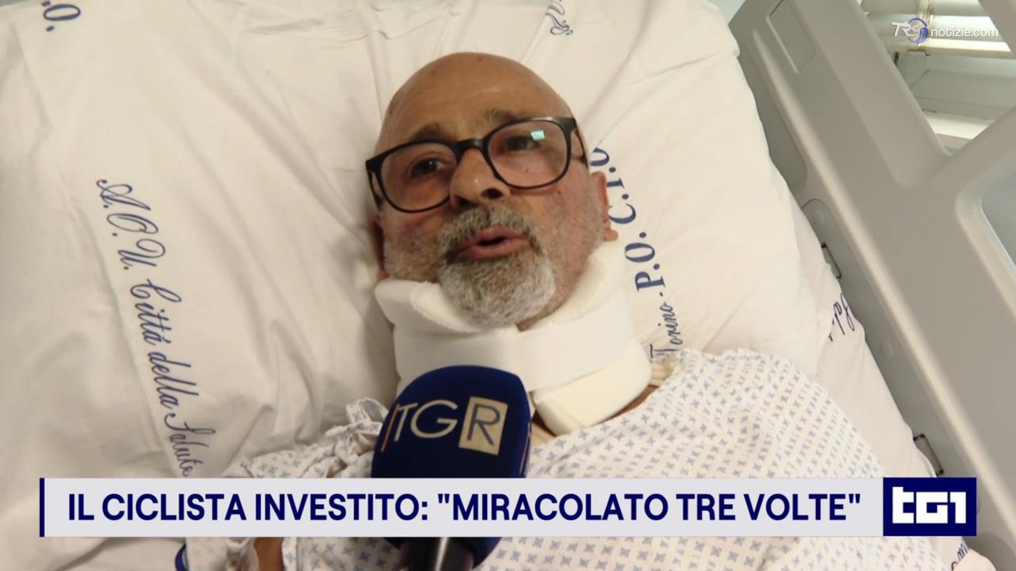 Il ciclista investito a Lanzo Torinese: "Miracolato tre volte"