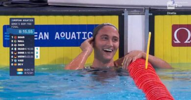 Nuoto, Simona Quadarella oro negli 800sl