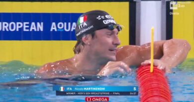Europei nuoto, 50 rana: doppietta Italia