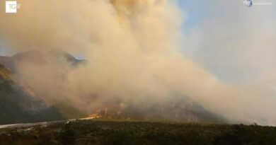 Incendi in Carnia, spegnimento ancora in corso