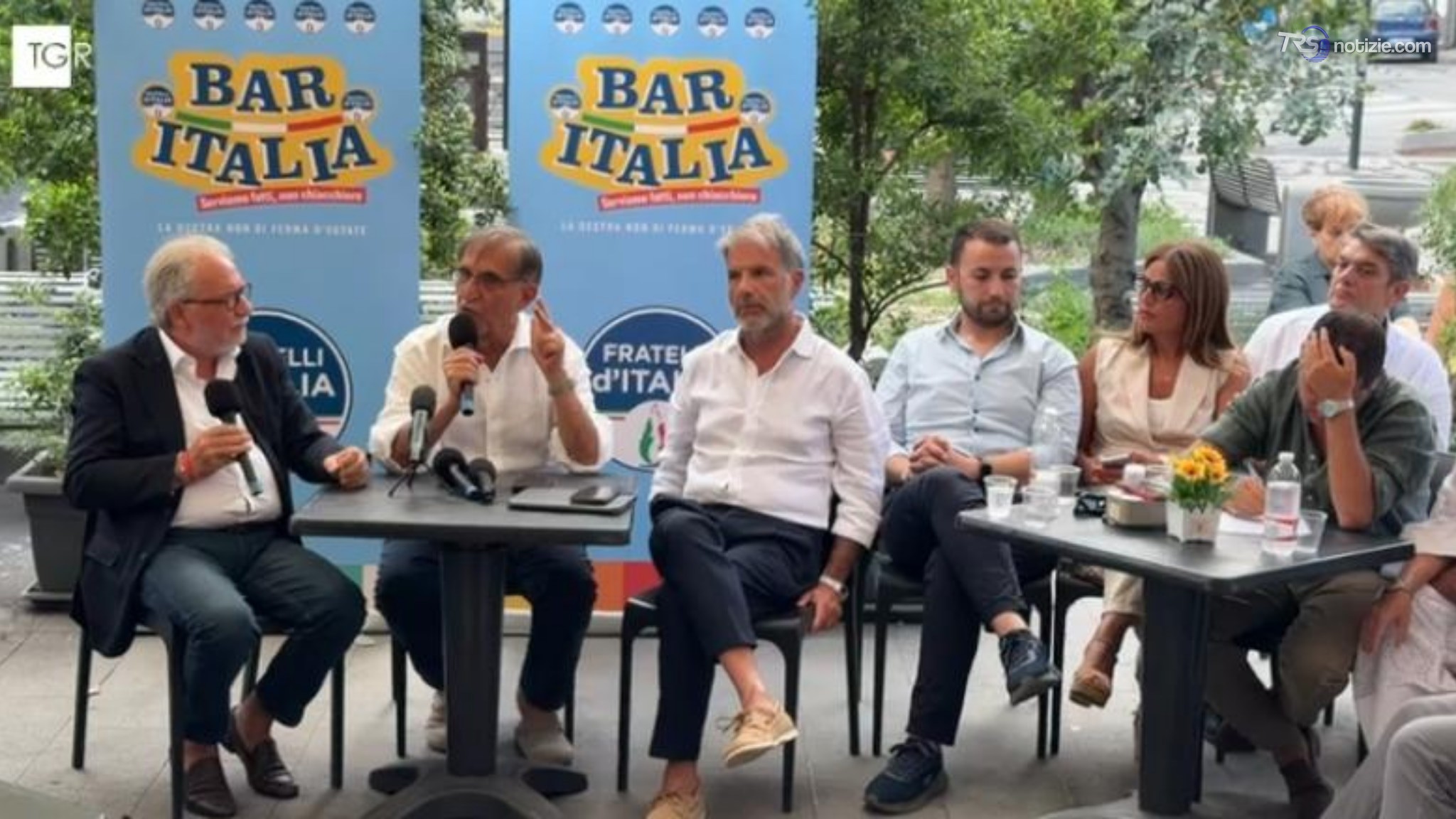 La Russa a Ragalna: "Schifani è il presidente della coalizione"