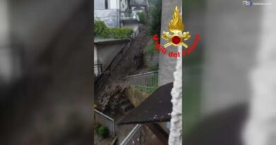 Maltempo improvviso nel lecchese, frana a Premana
