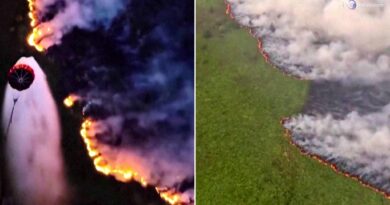 La battaglia contro gli incendi vista dal cielo: i Chinook olandesi sul fronte del fuoco in Belgio