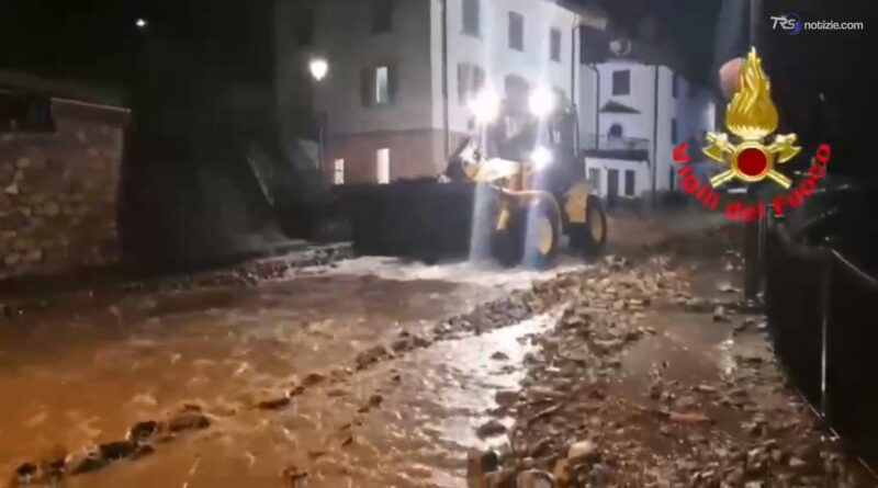 In Val Brembana evacuato campeggio con 250 turisti