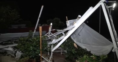Pioggia e vento, danni in tutta la Toscana