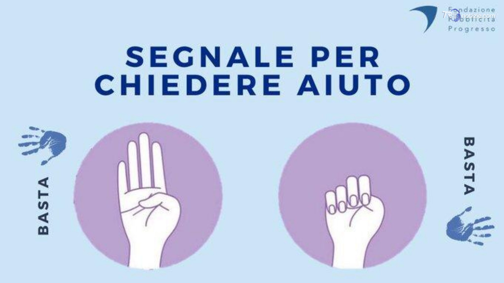 "Signal for help": 14enne salva da uno stupro grazie al segnale della mano