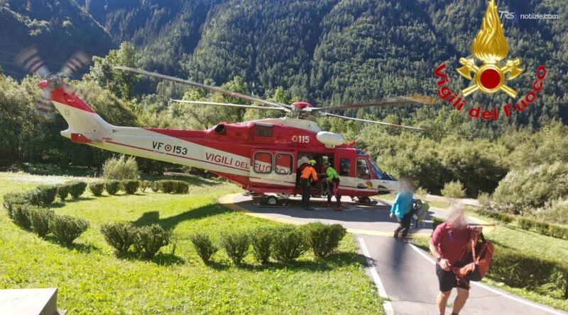 Maltempo, evacuati gli ospiti di due rifugi in Valbondione: 29 turisti e un cane