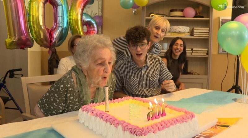 I 106 anni di Flora: “Il mio consiglio ai giovani? Solo di essere felici”
