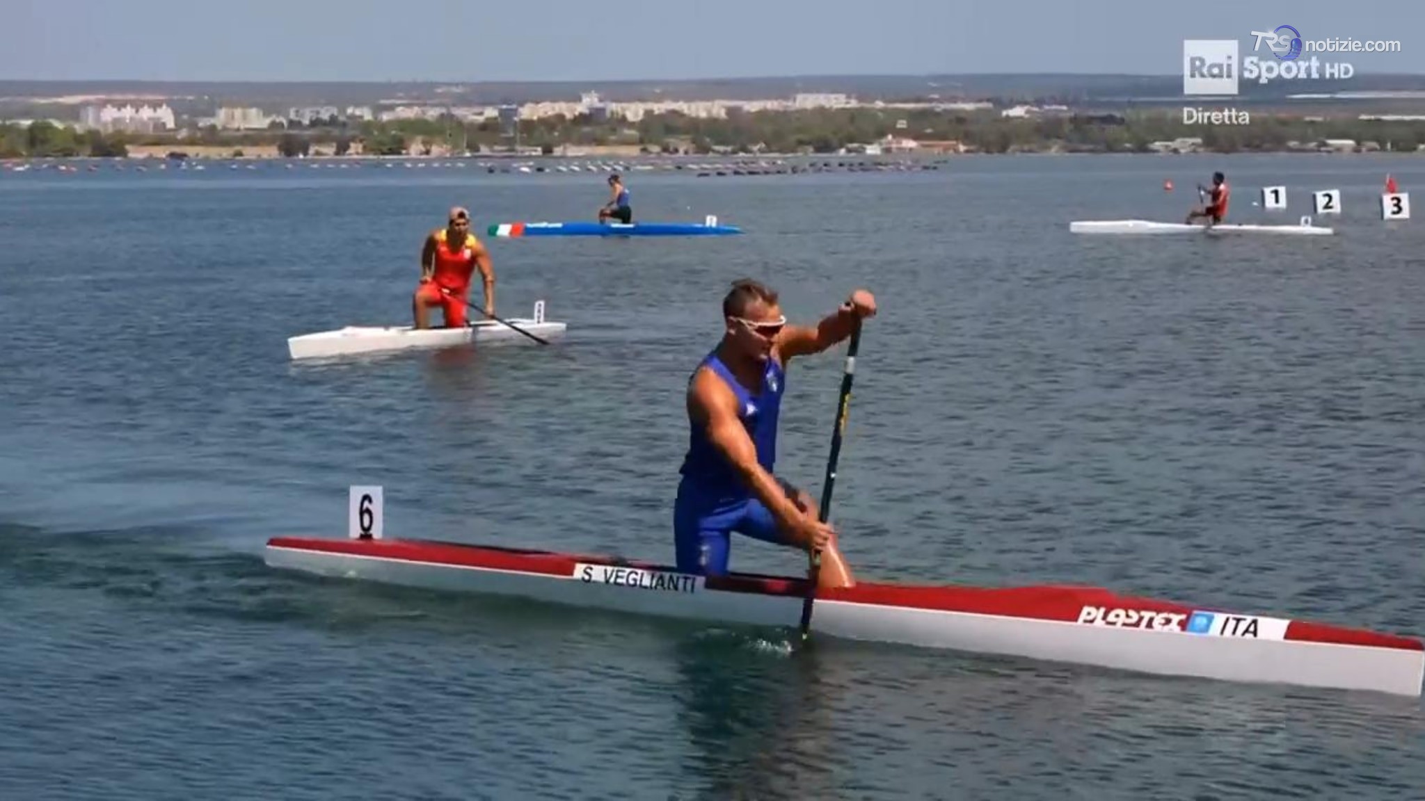 Giochi del Mediterraneo. Canoa, Samuele Veglianti vince l'oro nei 1000 metri