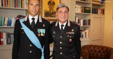 Il tenente colonnello Giovanni Ruggiu alla guida del gruppo carabinieri di Palermo
