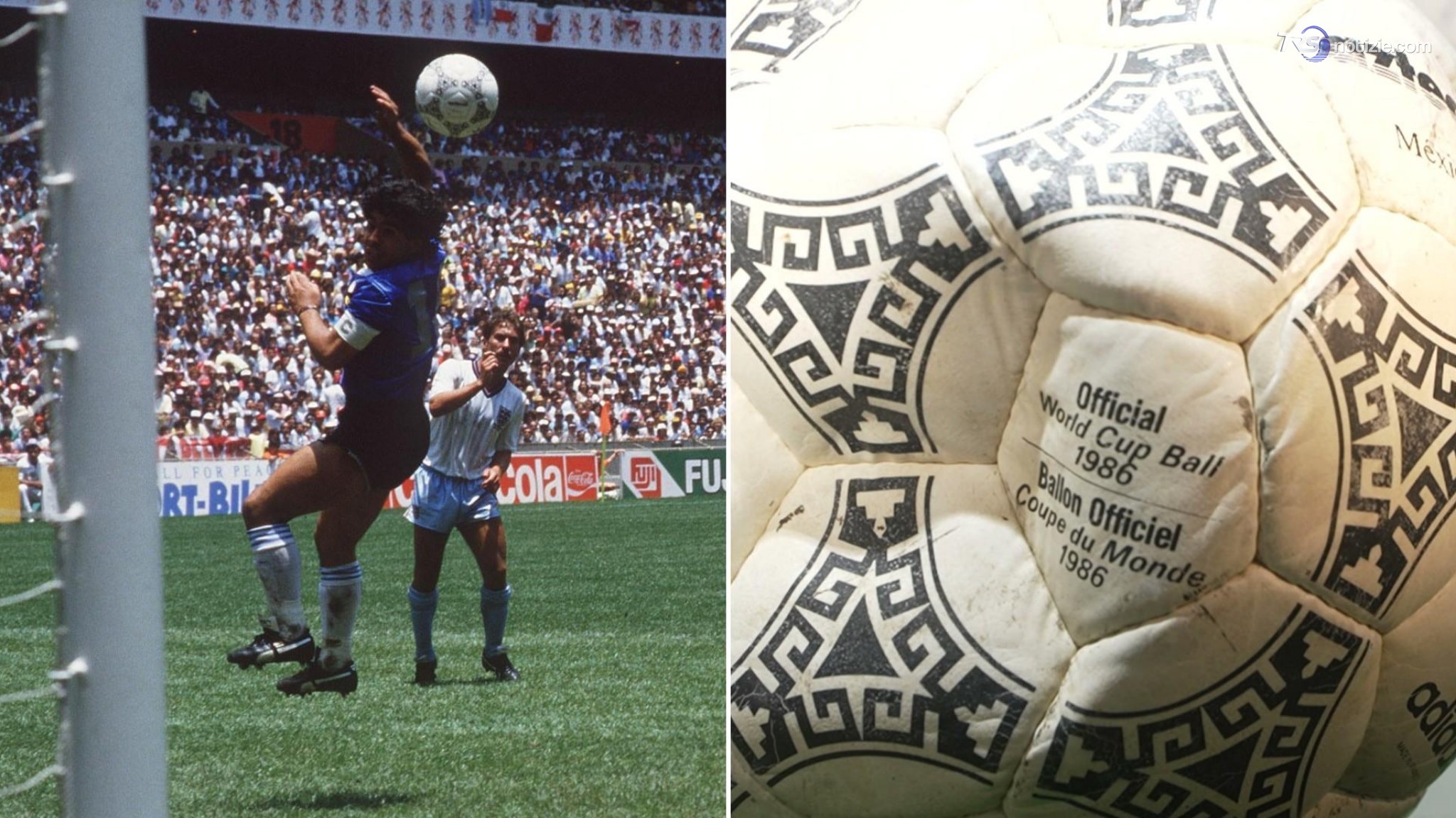 Maradona, venduto per oltre tre milioni di dollari il pallone della «Mano de Dios»