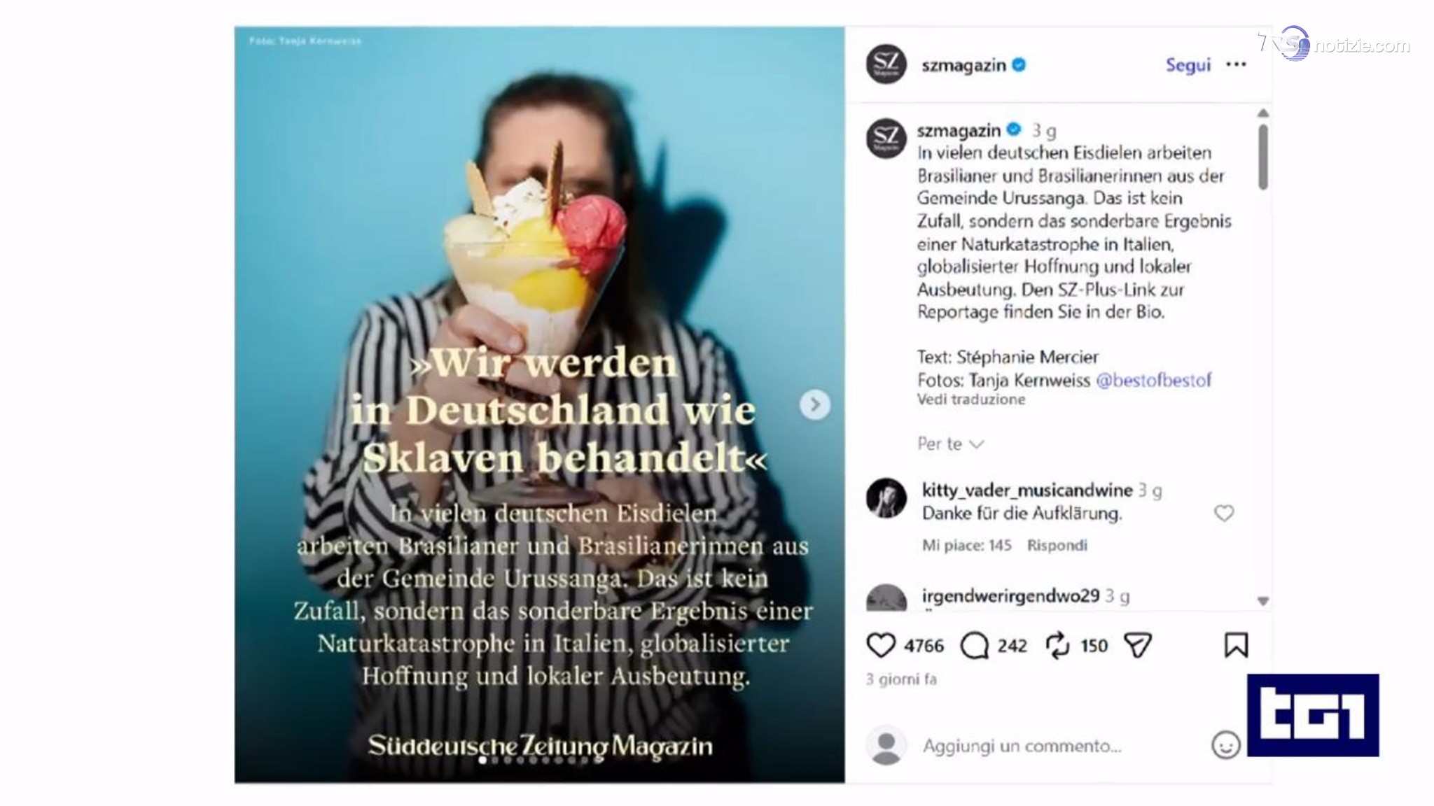 Germania all'attacco delle gelaterie italiane