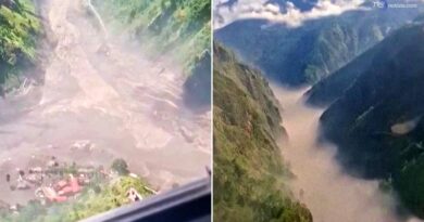 Nepal, un fiume di fango riempie la valle: le impressionanti immagini dall’elicottero