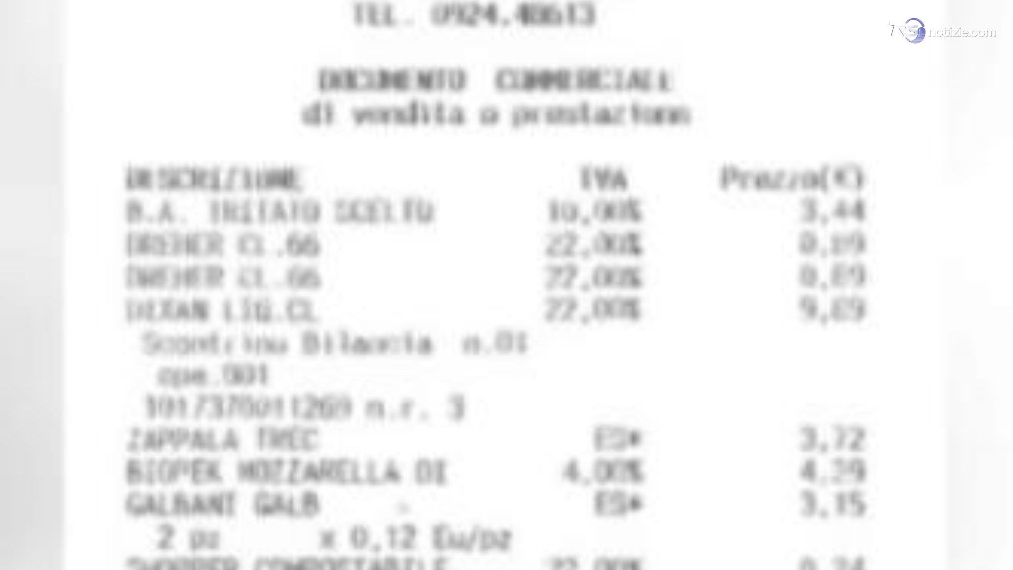 Lo scontrino di Matteo Messina Denaro