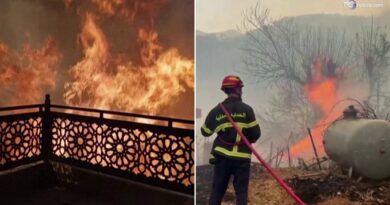 Algeria, decine di morti per gli incendi alimentati da un forte scirocco che devastano il Nord-Est