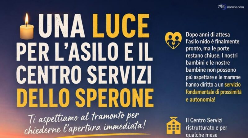 Palermo, fiaccolata allo Sperone per far aprire l'asilo già pronto
