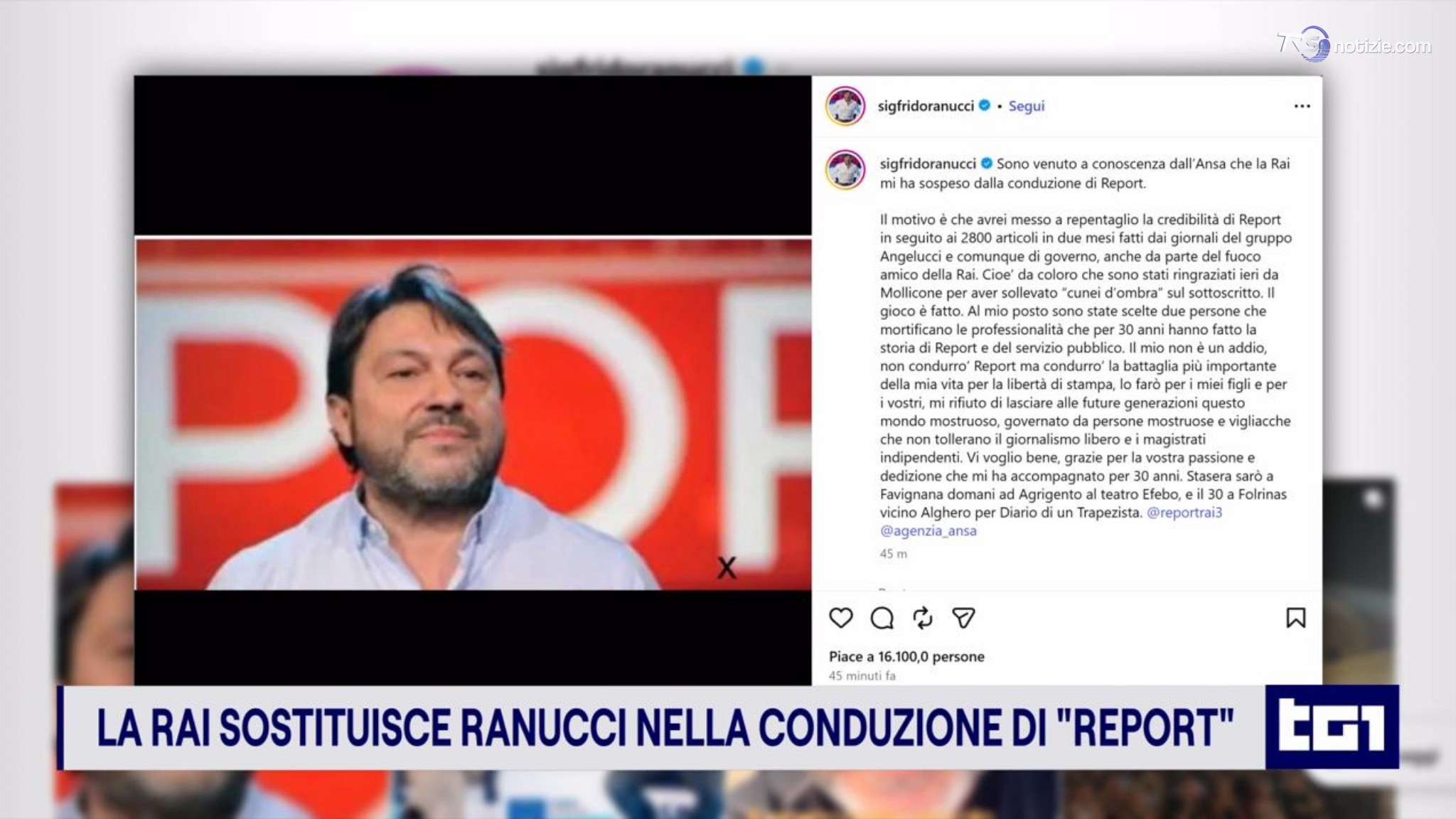 Terremoto a Report: cambio di testimone e bufera sul servizio pubblico