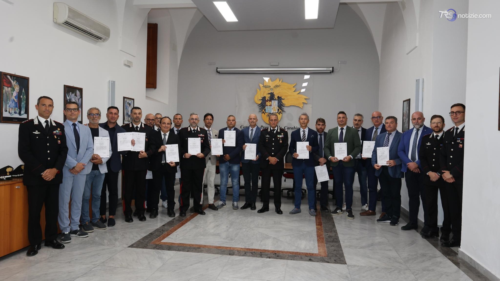 Attestati di stima per il Generale Magrini che lascia Palermo e va a Roma