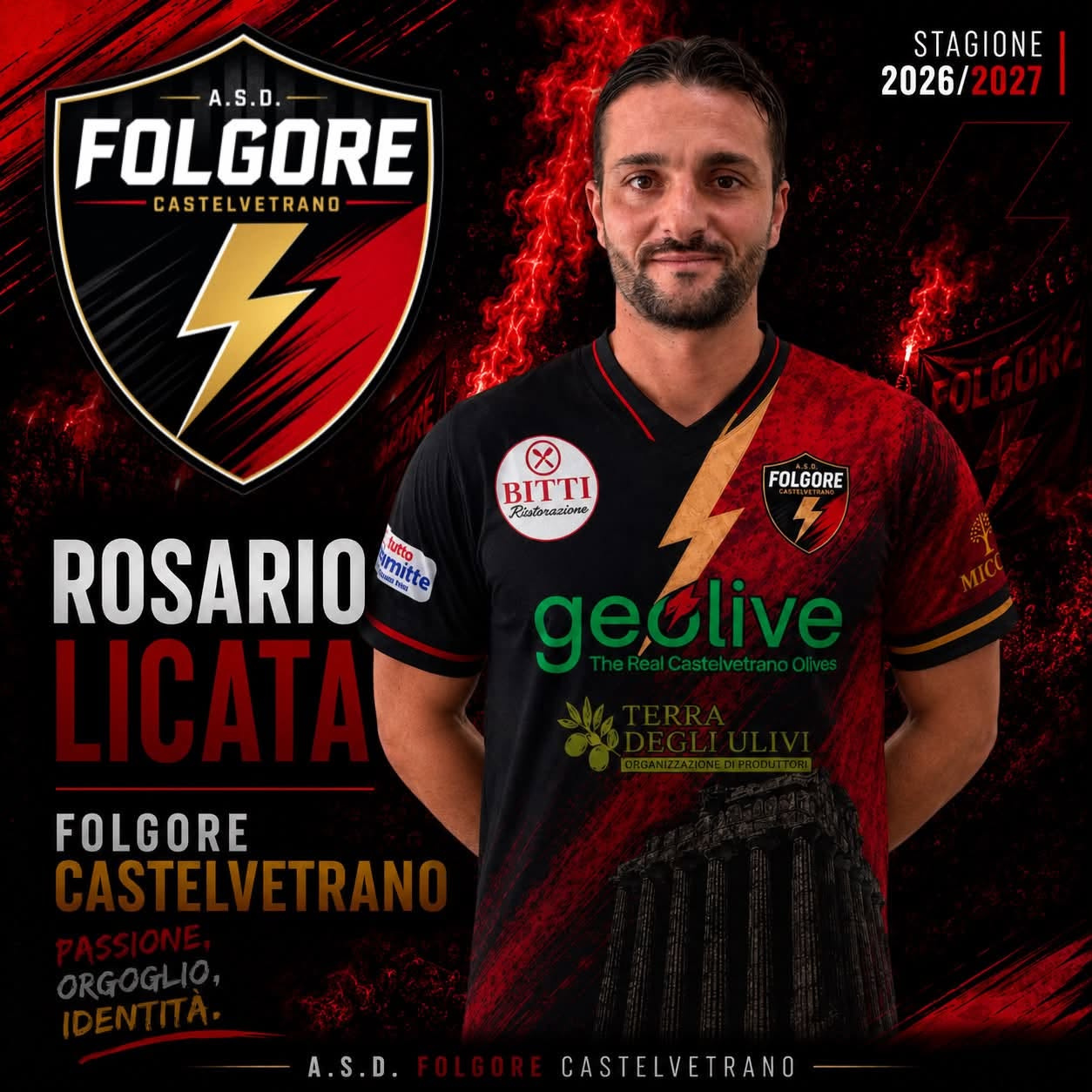 Rosario Licata passa alla Nuova Folgore Castelvetrano