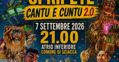 Sciacca, il Carnevale tra memoria e nuove generazioni: il 7 settembre “La storia si ripete – Cantu e Cuntu 2.0”
