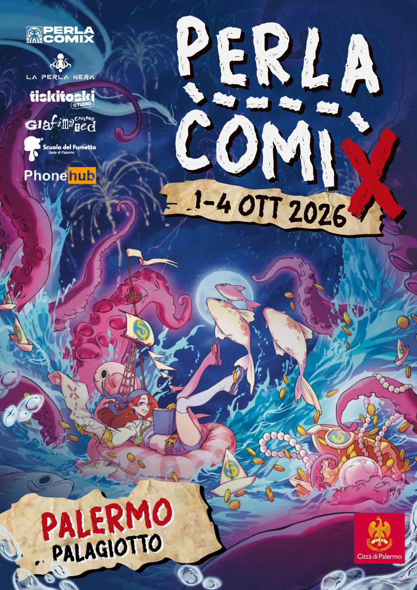 Palermo, dall’1 al 4 ottobre arriva Perla Comix: fumetti, gaming, cosplay e cultura pop