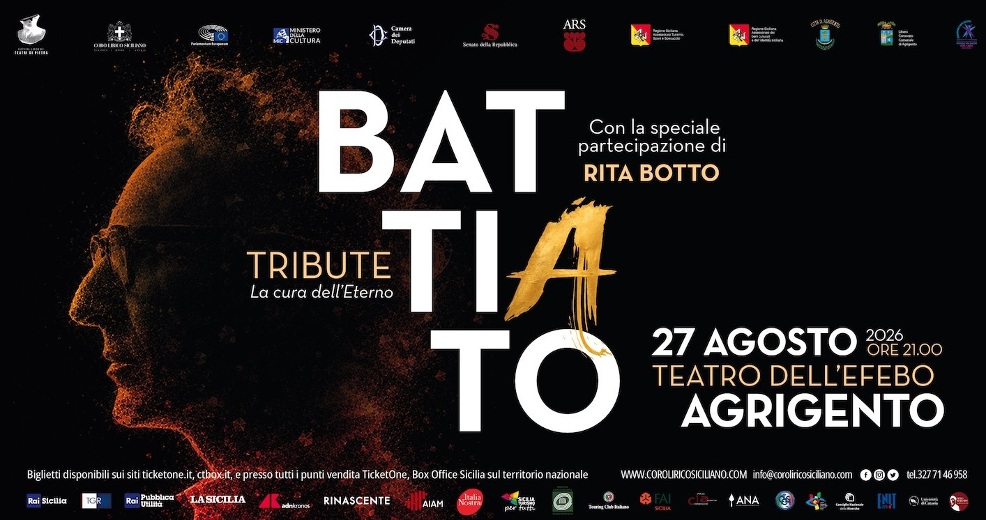 Agrigento, al Teatro dell’Efebo arriva “Battiato Tribute - La cura dell’eterno”