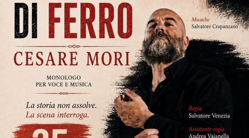 Sciacca, questa sera “Il Prefetto di Ferro – Cesare Mori” nell’atrio Comunale