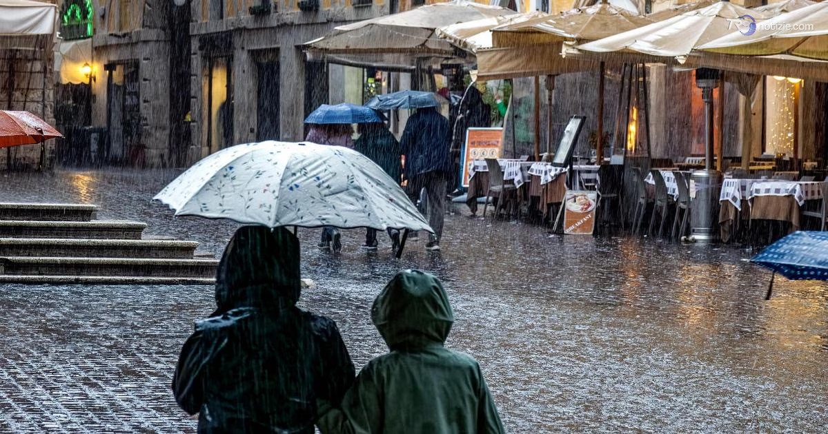 Nuova ondata di maltempo al Centro-Sud, allerta gialla in sette regioni