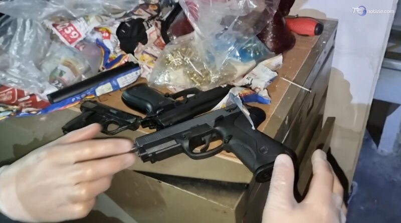 Catania, sequestrata fabbrica di armi illegale