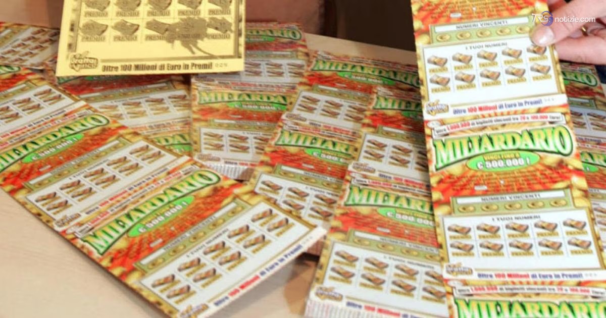 Vince 50 euro al Gratta e Vinci, ne rigioca 20 e porta a casa 5 milioni di euro