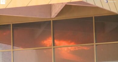 Incendio al centro commerciale Conca d'Oro