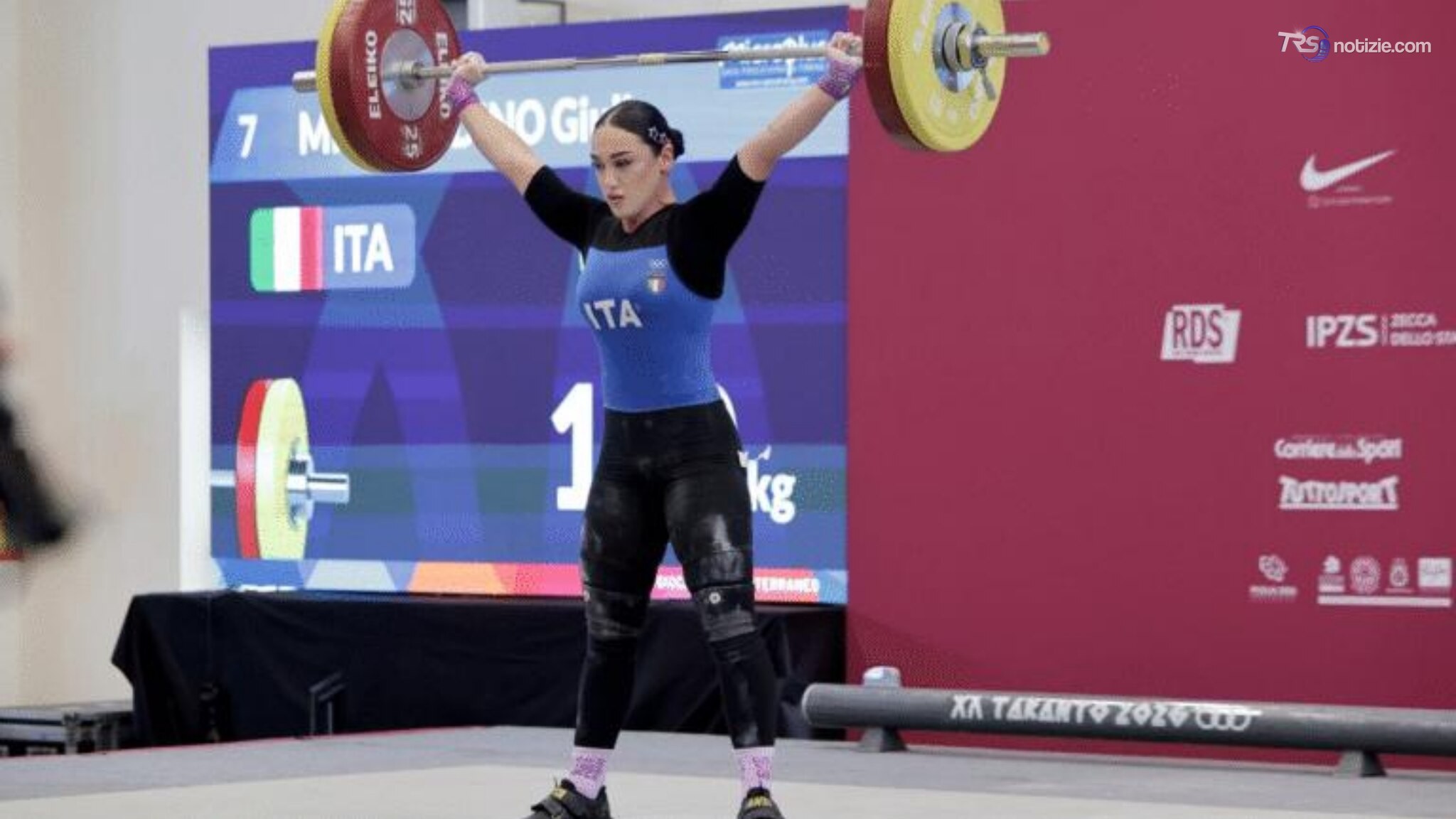 L'oro di Giulia Miserendino ai Giochi del Mediterraneo di Taranto