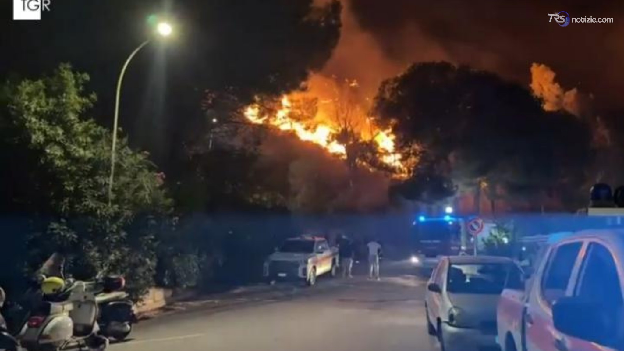 Letojanni,  ettari di vegetazione distrutti