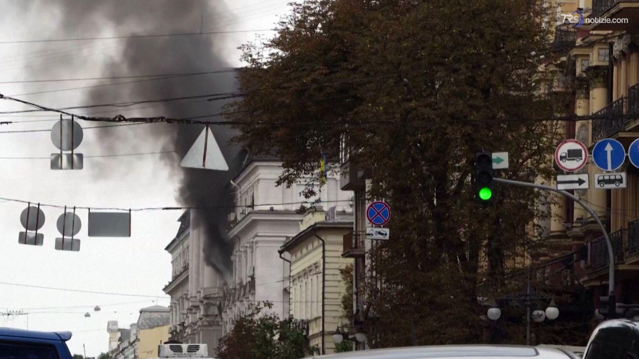 Kiev: drone russo su sede 007 ucraini