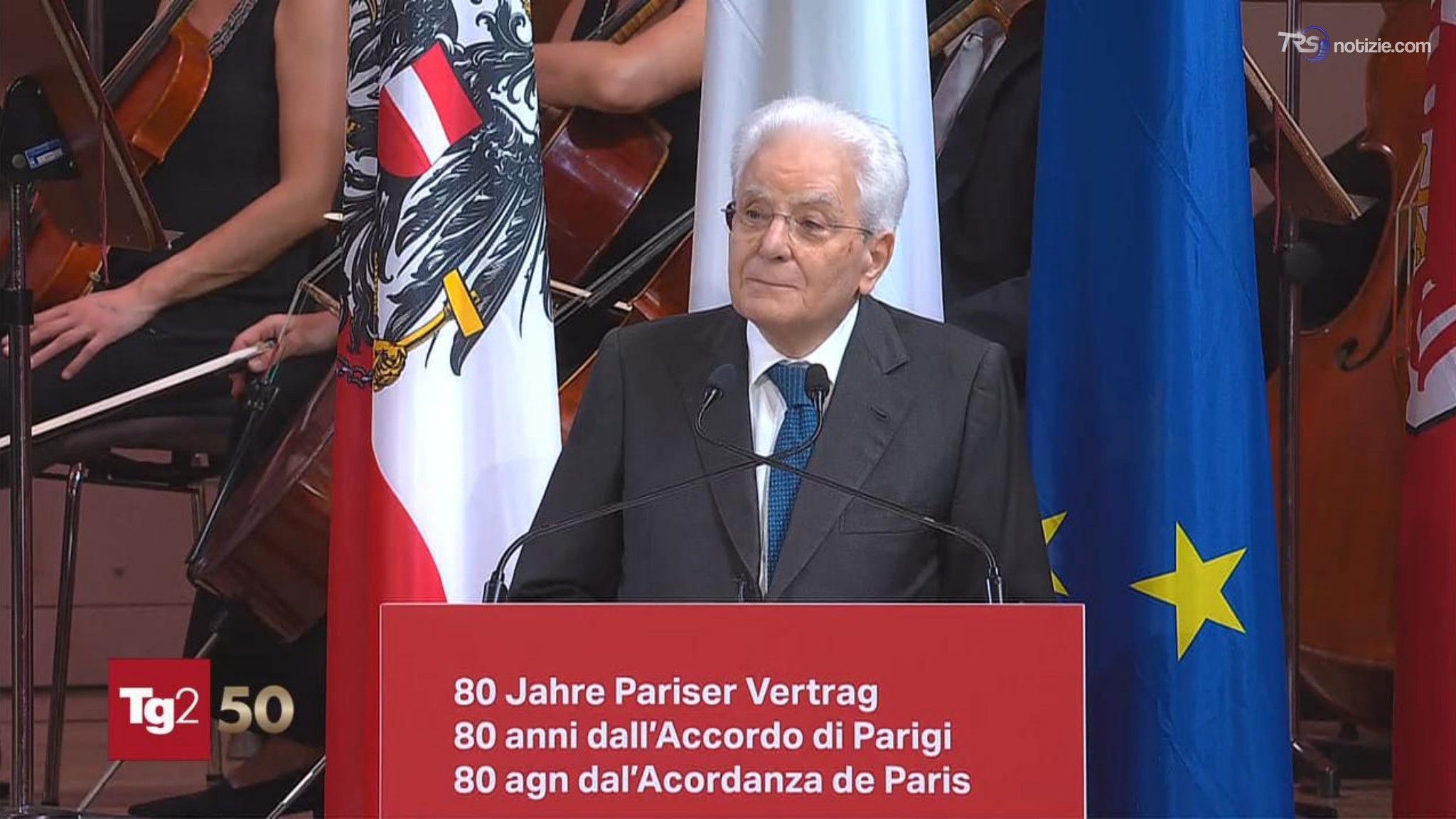 Mattarella a Merano: “I confini non siano ostacoli, ma punti d’incontro”