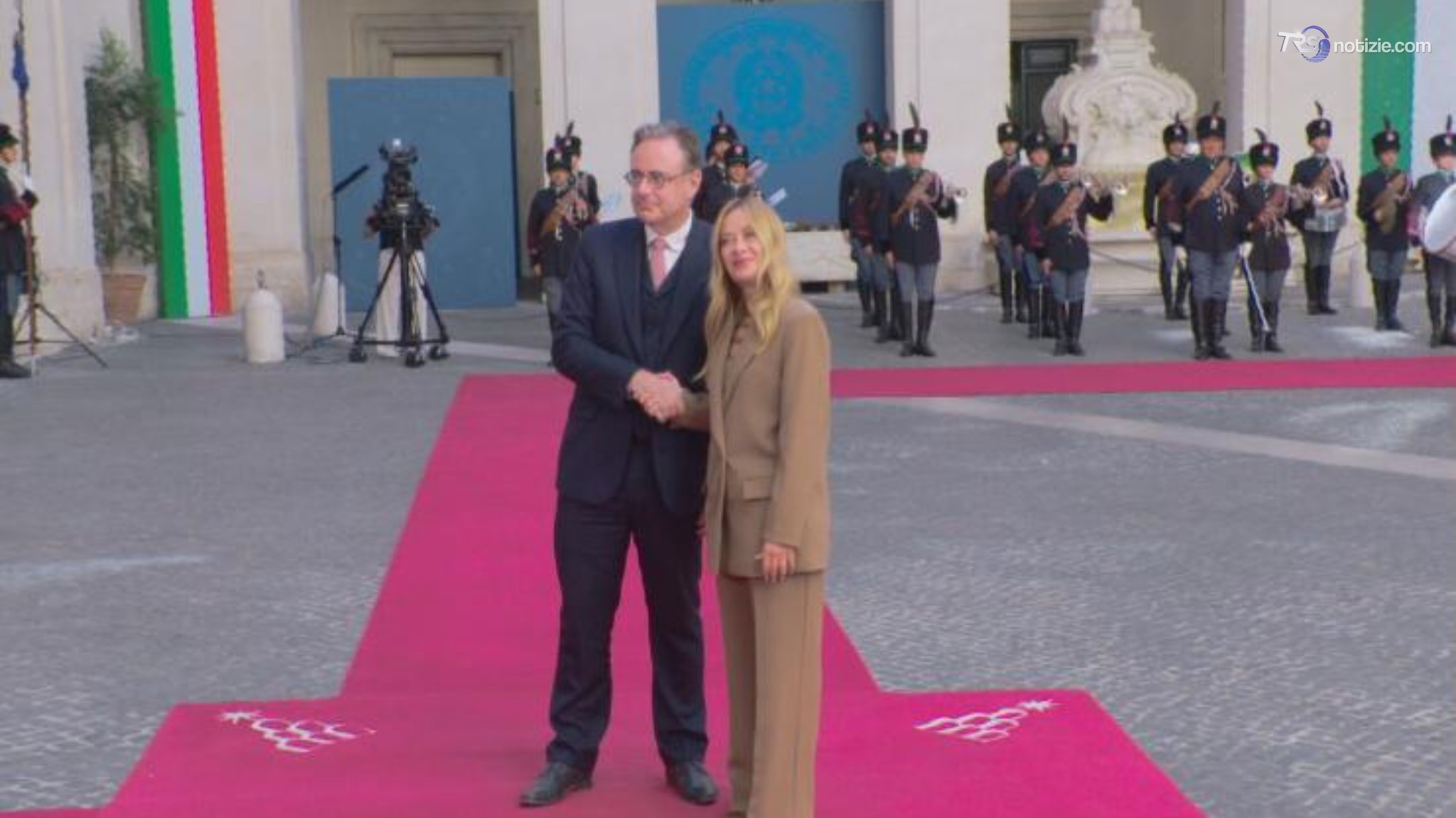 Palazzo Chigi, Meloni riceve il premier belga De Wever