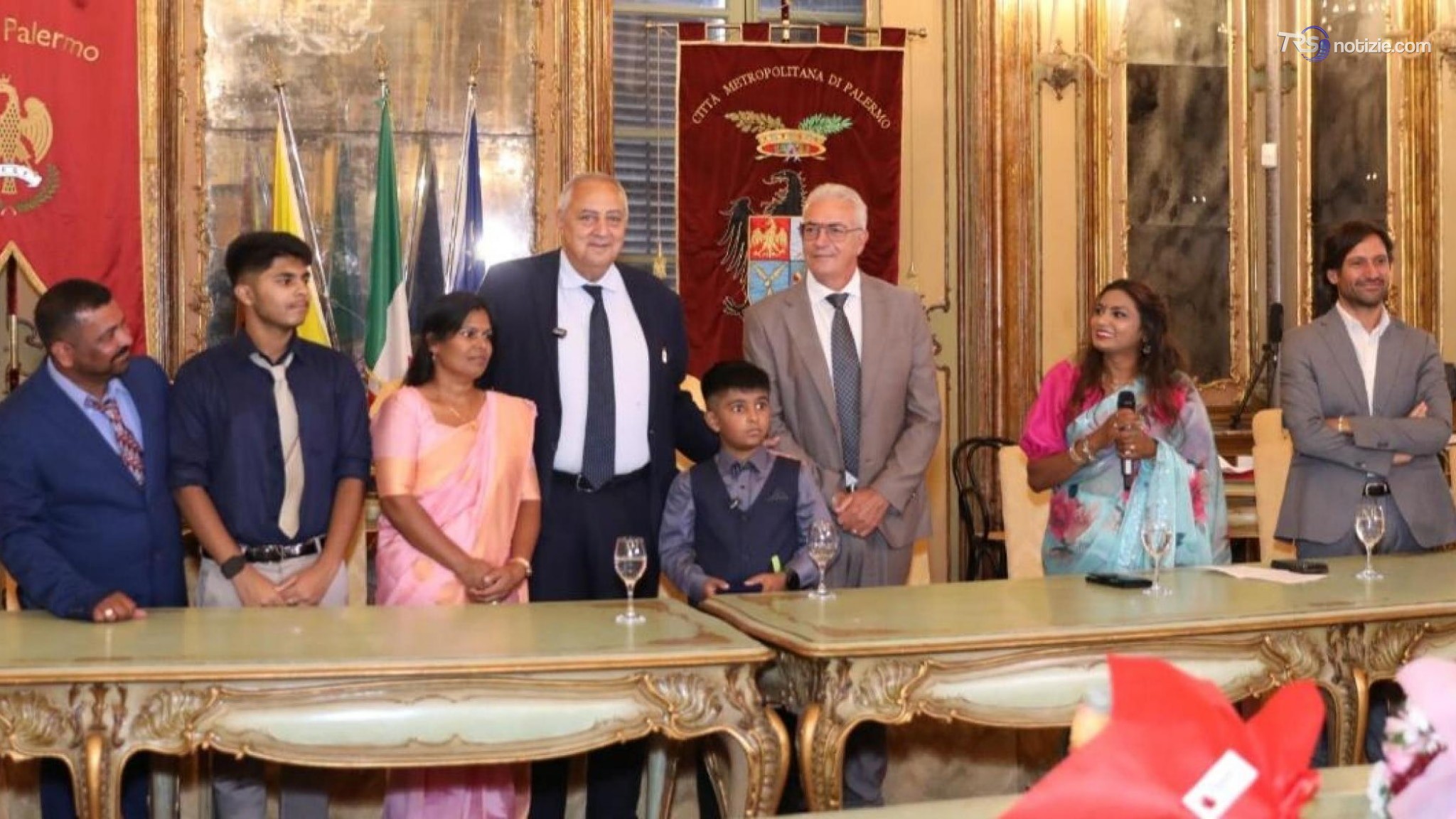 Rointan ha 8 anni e due record di geografia, ricevuto al Comune di Palermo