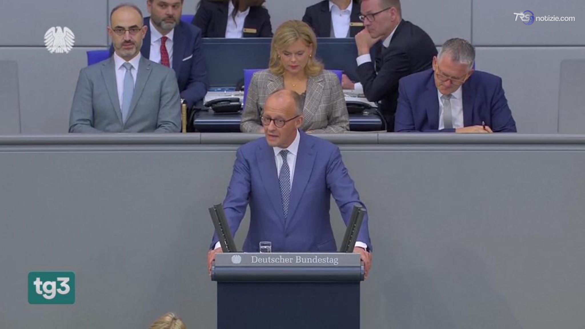 Merz:"La pace è a rischio in Europa"