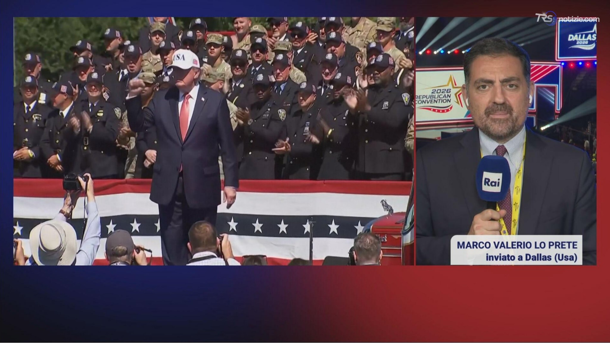 Le dichiarazioni di Trump prima della Convention saranno i temi dell’intervento
