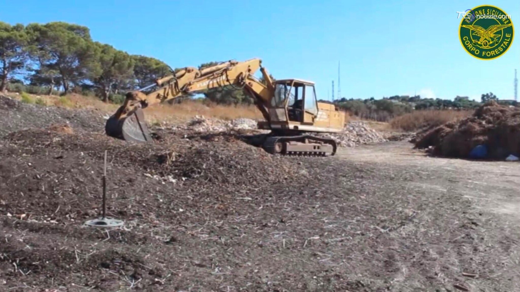 Scoperta discarica abusiva: denunciato il proprietario del terreno